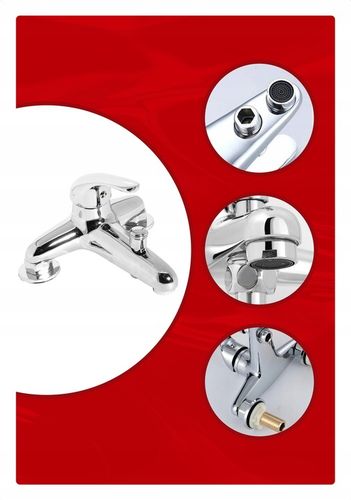 BATERIA WANNOWA STOJĄCA 2-OTWOROWA 145MM MOSIĄDZ RETRO KLASYCZNA NAWANNOWA na Arena.pl