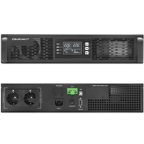 Zasilacz awaryjny UPS do RACK 1kVA 1000W Power Factor 1.0 LCD On-line na Arena.pl