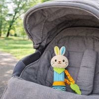 DLA DZIECI PLUSZOWY ZAJACZEK  GRYZAK