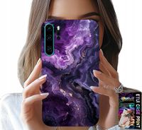 ETUI DO HUAWEI P30 PRO - FIOLETOWY MARMUREK MODNE KOBIECE + FOLIA