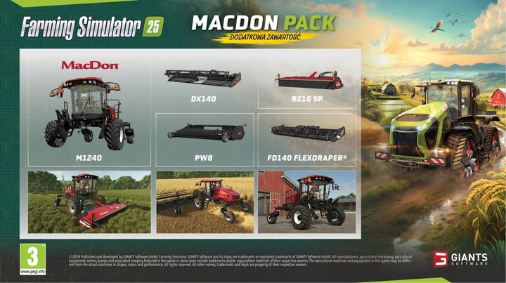 FARMING SIMULATOR 25 I DLC MacDon I PS5 I PL + GRATIS zdjęcie 4
