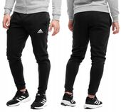 Spodnie Dresowe Męskie adidas Entrada 22 Sportowe Dresy Bawełna Czarne