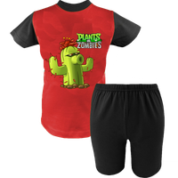 Krótka Piżama dziecięca Plants vs Zombie