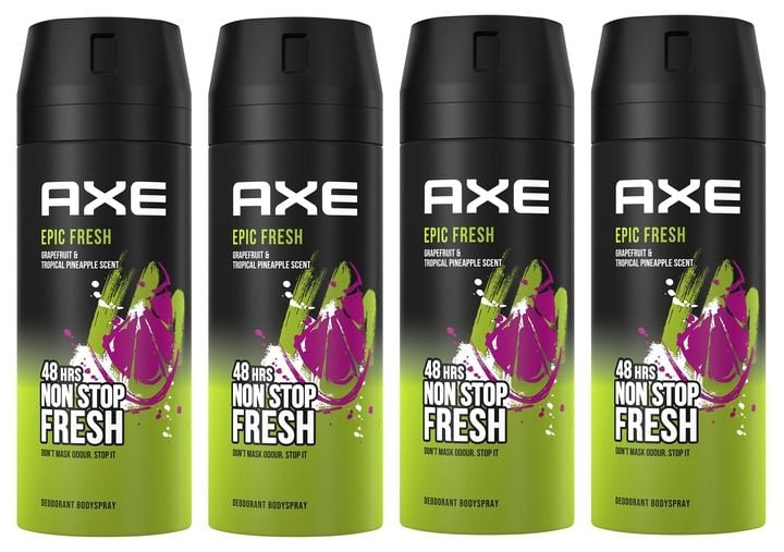 AXE Epic Fresh Body dezodorant 4x150 ml DEO zdjęcie 1
