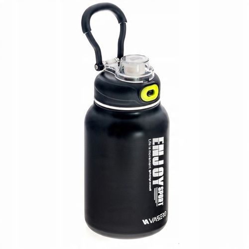 KUBEK TERMICZNY BIDON TERMOS PRÓŻNIOWY 800ml blokada uchwyt ustnik + SŁOMKA na Arena.pl