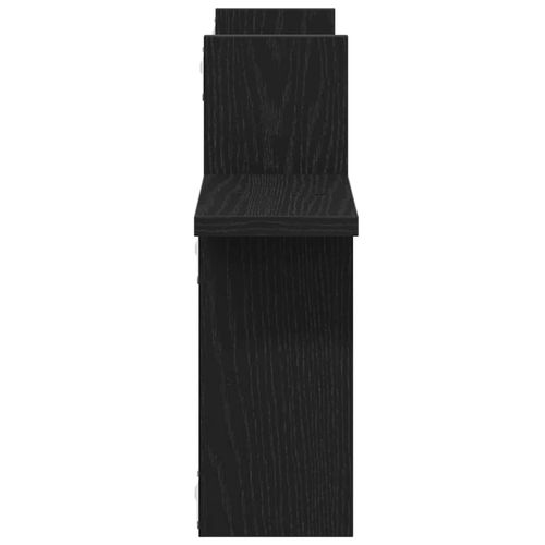 Półki ścienne, 2 szt., czarny dąb, 38x12x38 cm na Arena.pl