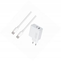 Szybka ładowarka 45W z długim kablem 2m 2 wejścia do Xiaomi POCO F3