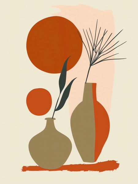 Plakat 30x40cm Wazy w Czerwieni zdjęcie 1