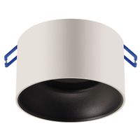 Wpuszczana lampa minimalistyczna Panama wpust biały czarny