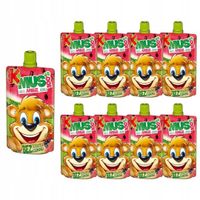 Kubuś Mus 100 % jabłko arbuz aronia 100 g x 8 sztuk