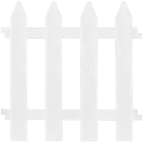 Płotek ogrodowy biały 30x30 cm 10 szt. na Arena.pl