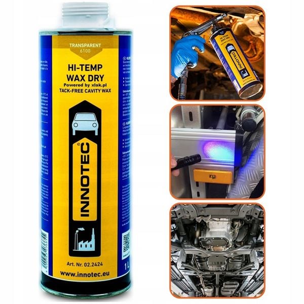 Innotec Hi-Tep Wax PRO schwarz 1 liter