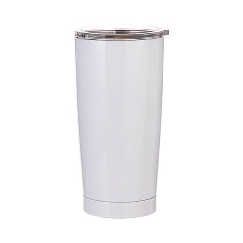 Tumbler termiczny 660 ml do sublimacji - biały zdjęcie 1