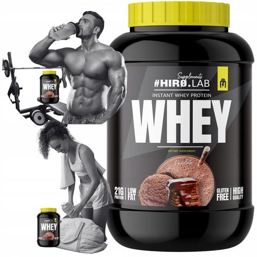 Białko koncentrat serwatkowe WPC 2000 g Instant Whey Protein CZEKOLADA hiro na Arena.pl