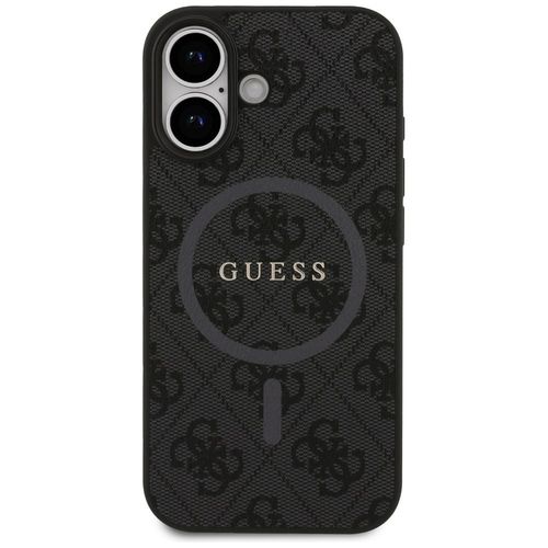 Etui Guess 4G Ring Classic Logo MagSafe do iPhone 17 czarny na Arena.pl
