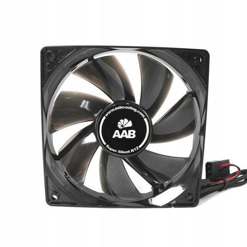AAB SUPER SILENT R 12 CM CICHY FAN WENTYLATOR WIATRAK OBUDOWA PC 120mm 9dB na Arena.pl