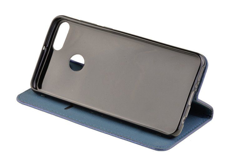 Etui Smart W1 do HUAWEI Y9 2018 niebieski zdjęcie 5