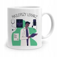 Kubek Prezent Dla Doktora Lekarza Najlepszy Lekarz Z Nadrukiem Ze Zdjęciem