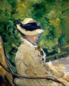 Madame Manet(Suzanne Leenhoff, 1830 1906) at Bellevue, Edouard Manet - plakat 60x80 cm