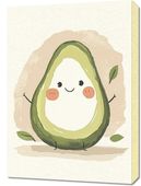 Obraz 50x70cm Wzory dla Dzieci, Dziewczynki i Chłopca - Avocado
