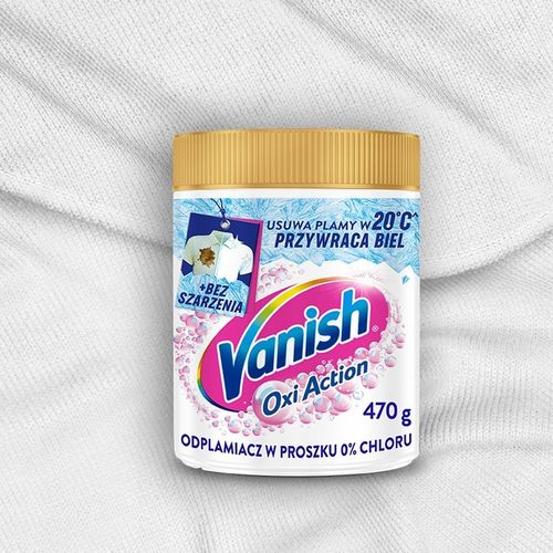 Vanish Oxi Action Odplamiacz do koloru i bieli 2 x 470 g na Arena.pl