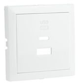 Efapel Logus90 element centralny do gniazda podw.usb biały 90674 TBR
