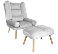 FOTEL TOKIO ROZKŁADANY Z PODNÓŻKIEM N. DĄB MG39