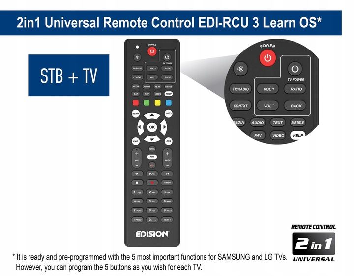 Edision Os NINO+ Full Hd Linux E2 odbiornik Combo zdjęcie 12