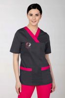 Bluza damska chirurgiczna medyczna firmowa z HAFTEM TWOIM LOGO NAPIS 10 szt