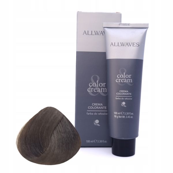 ALLWAVES Farba Do Włosów 6.1 - Ciemny Popielaty Blond - 100ml zdjęcie 1