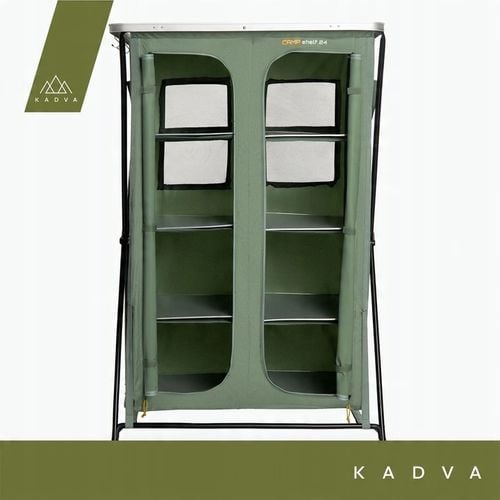 Szafka turystyczna KADVA CAMPshelf 24 zielony OS Aluminiowy blat na Arena.pl