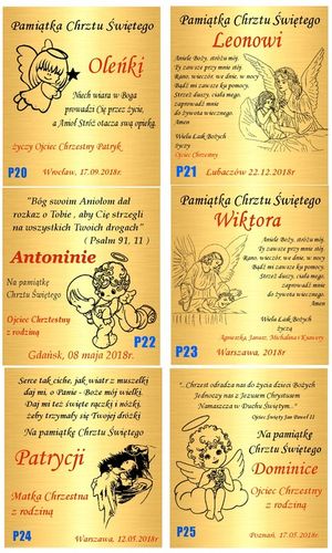 Złoty Łańcuszek 333 Krzyżyk Chrzest Komunia dla dziecka Grawer na Arena.pl