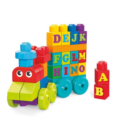 MEGA BLOKS KLOCKI MÓJ PIERWSZY POCIĄG ABC 60 ELEM. na Arena.pl