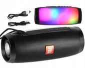 PRZENOŚNY GŁOŚNIK BLUETOOTH BEZPRZEWODOWY LED ŚWIECĄCY RGB MINI JACK 3,5mm