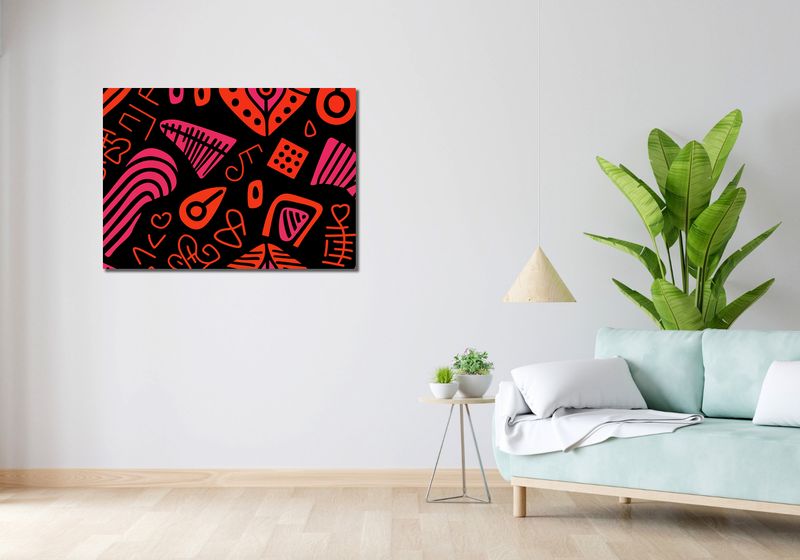 Obraz 100x70cm Rytm Wzorów zdjęcie 2