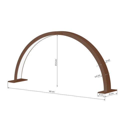 GLOW lampa do manicure ARCHE II modern brown na Arena.pl