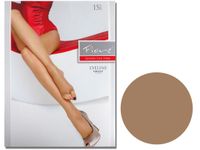 Rajstopy bez palców 15 den majtki typu string Tan 3