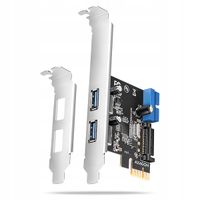 Kontroler Axagon PCIe 2x USB 3.2 + USB 19pin PCEU-232RS