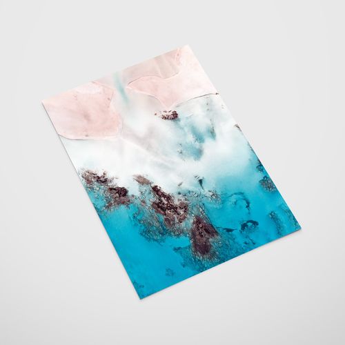 Plakat laguna abstrakcja 40x50 cm na Arena.pl