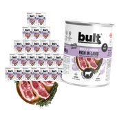 BULT mokra karma dla psa Jagnięcina puszka 24x800g