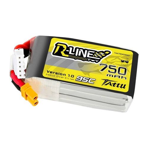 Akumulator Tattu R-Line 750mAh 14.8V 95C 4S1P XT30 na Arena.pl