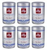 Kawa ziarnista bezkofeinowa Illy Decaf 250 g 6 szt.