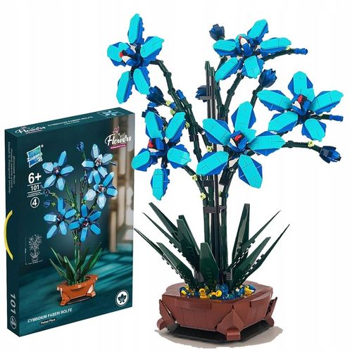 KLOCKI KWIATY BUKIET KONSTRUKCYJNE KREATYWNE PREZENT DLA NIEJ 1097ELEMENTÓW na Arena.pl