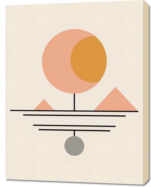 Obraz 70x90cm Geometryczna Utopia zdjęcie 1