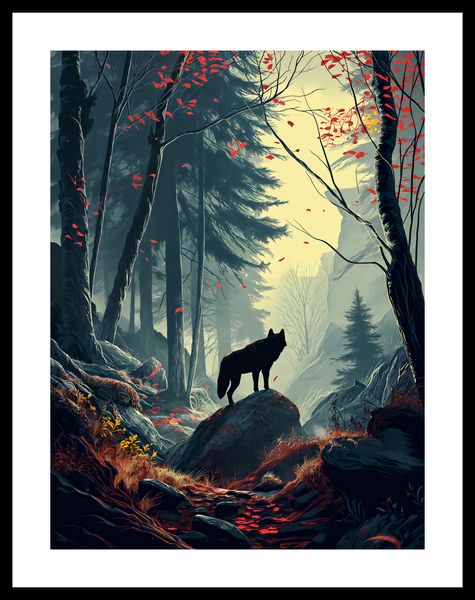 Plakat 30x40cm Leśne Echa zdjęcie 3