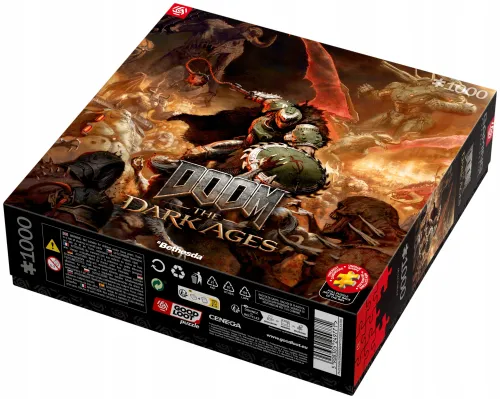 Puzzle 1000 elementów. Doom. The Dark Ages. Slayer's Rage na Arena.pl