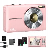 APARAT CYFROWY DLA DZIECI FOTOGRAFICZNY HD 1080P 44 MP 16X ZOOM OPTYCZNY