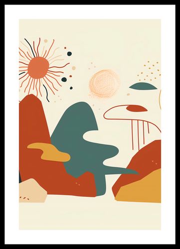 Plakat 68x101cm Kosmos Barw na Arena.pl