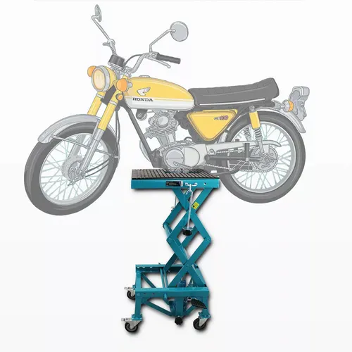 19011 Podnośnik nożycowy hydrauliczny do motocykla udźwig 135kg na Arena.pl