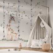 Komplet Naklejki Brzozy i Para Jelonków K03